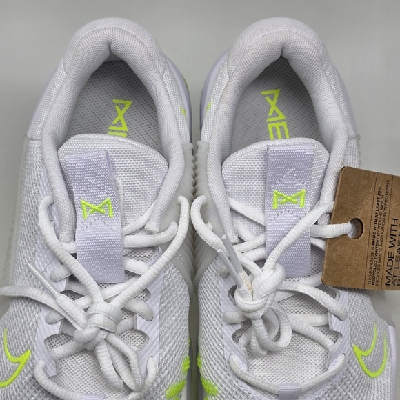 Nike Metcon 9 Mens Size 6.5 White Green Volt Athletic Shoes DZ2617-104 New - Picture 9 of 10
